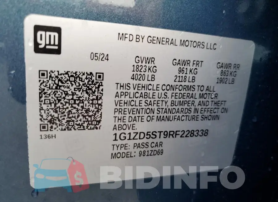 1G1ZD5ST9RF228338 Photo# 13