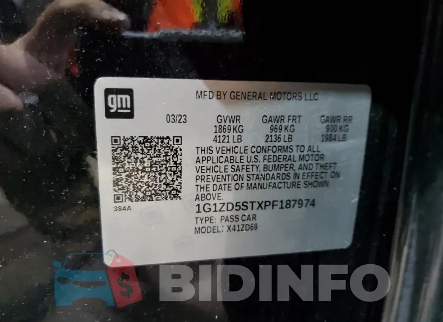 1G1ZD5STXPF187974 Photo# 12