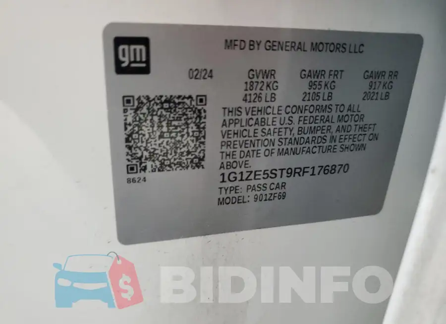 1G1ZE5ST9RF176870 Photo# 12
