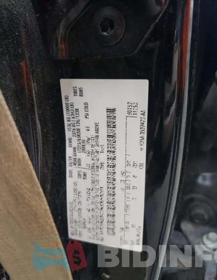 1FT7W2BT3KEE80301 Photo# 12