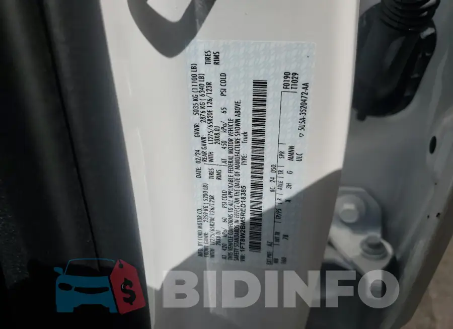 1FT8W2BM5RED18385 Photo# 12