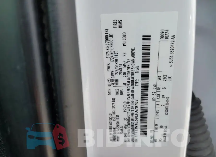 1FTEW1E59LFA79703 Photo# 12