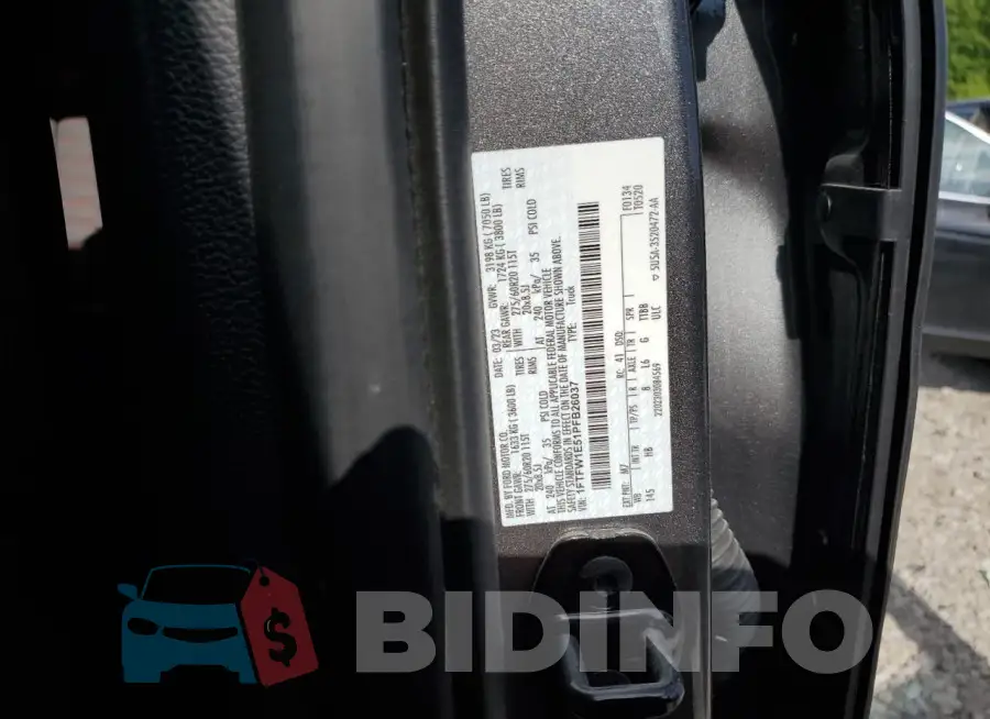 1FTFW1E51PFB26037 Photo# 12