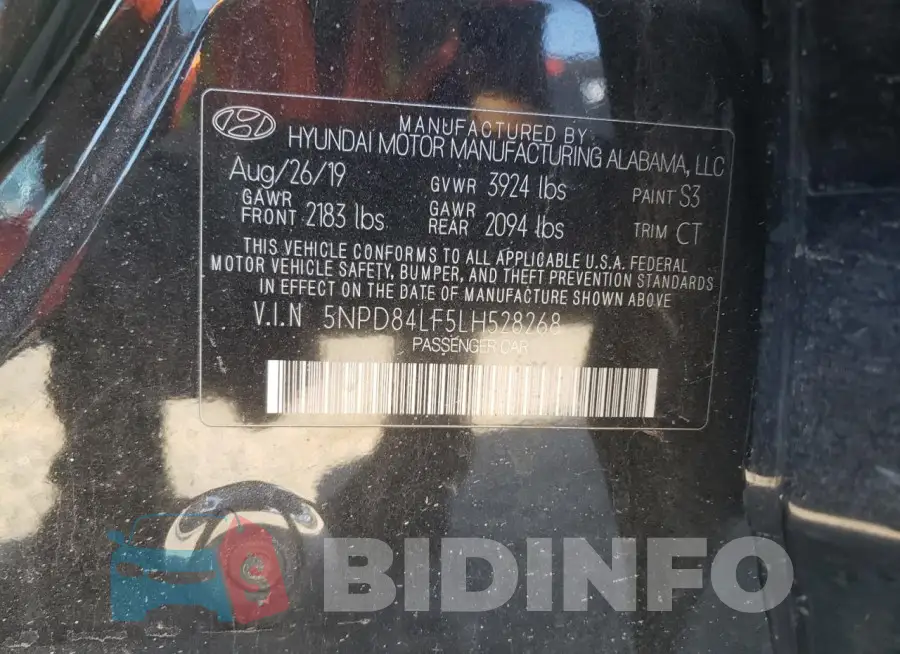 5NPD84LF5LH528268 Photo# 13