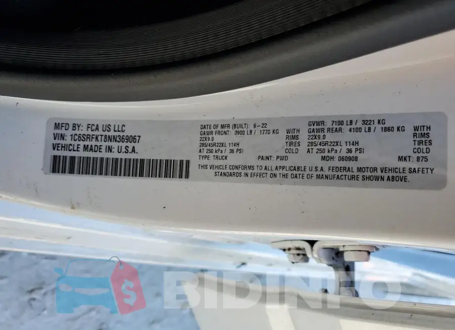 1C6SRFKT8NN369067 Photo# 13