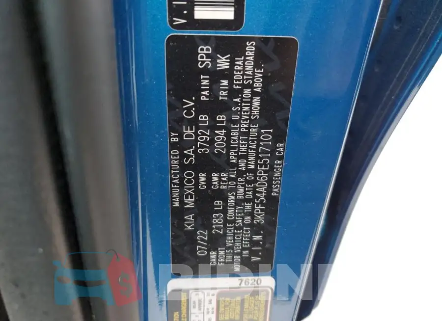 3KPF54AD6PE517101 Photo# 13