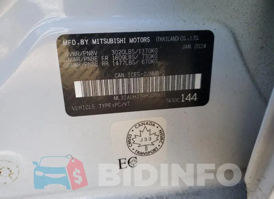 ML32AUHJ7RH008821 Photo# 13