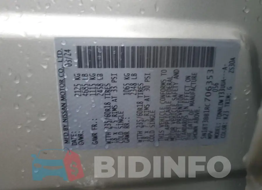 5N1BT3BB1RC706353 Photo# 13