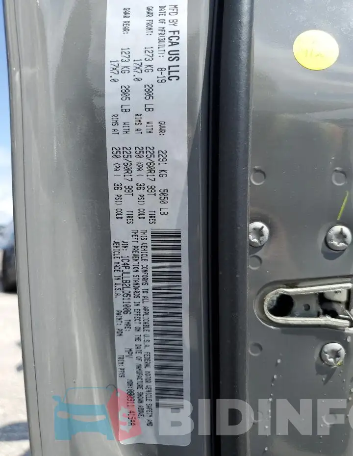 1C4PJLLB2LD511006 Photo# 13