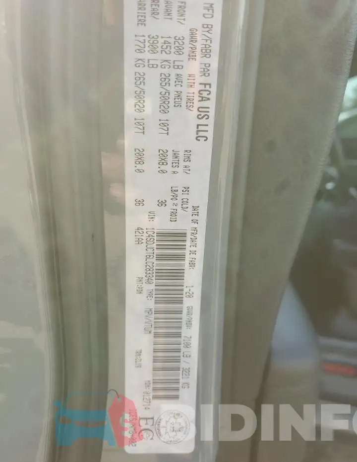 1C4SDJCT6LC283340 Photo# 13