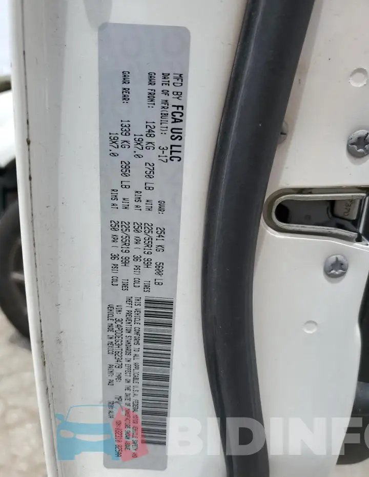 3C4PDDEG3HT623479 Photo# 13