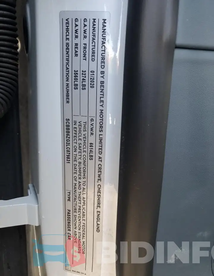 SCBBB6ZG2LC079831 Photo# 13