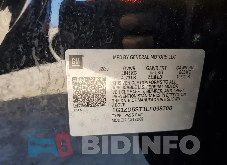 1G1ZD5ST1LF098708 Photo# 13