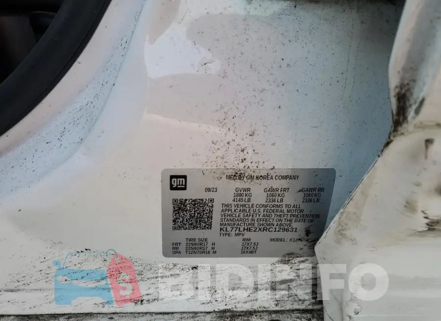 KL77LHE2XRC129631 Photo# 13