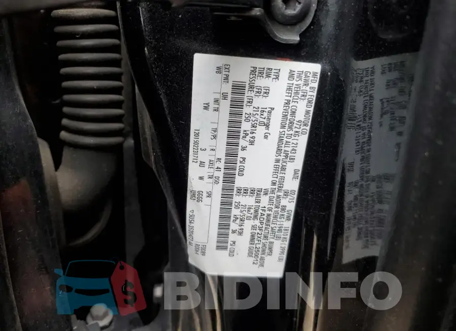 1FADP3F2XFL250012 Photo# 12