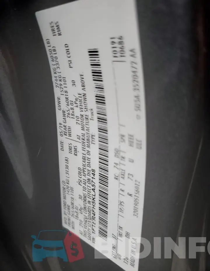 1FTER4FH5KLA57148 Photo# 12