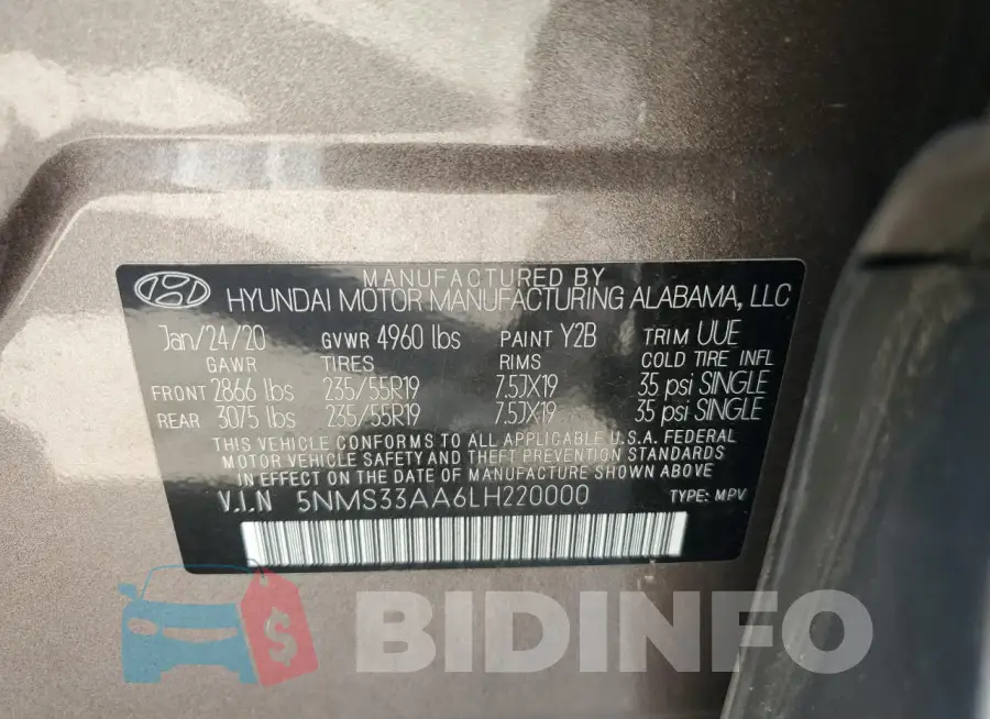 5NMS33AA6LH220000 Photo# 13