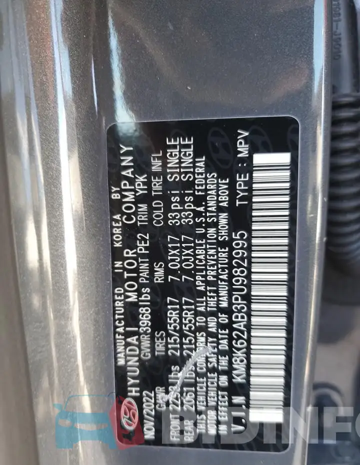 KM8K62AB3PU982995 Photo# 13