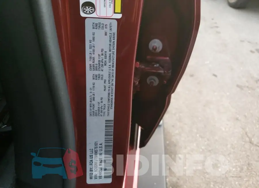 1C6SRFJT9MN576101 Photo# 13