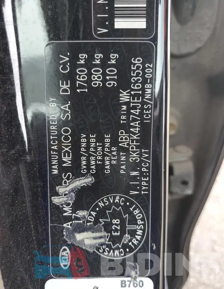 3KPFK4A74JE163556 Photo# 13