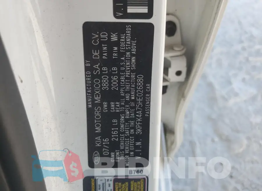 3KPFK4A75HE026880 Photo# 13