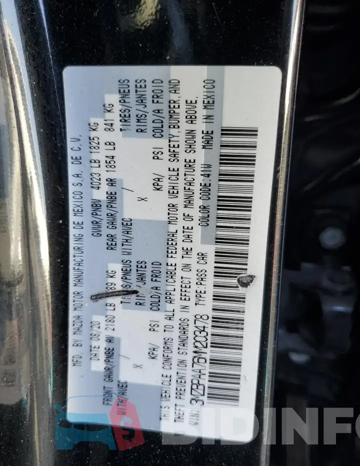 3MZBPAA76MM203478 Photo# 12