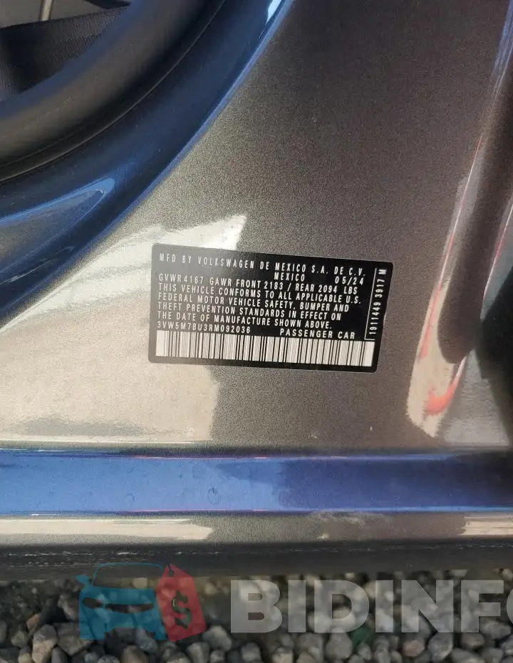 3VW5M7BU3RM092036 Photo# 12
