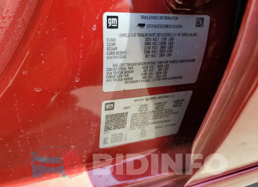 1GTUUCED9RZ151625 Photo# 12