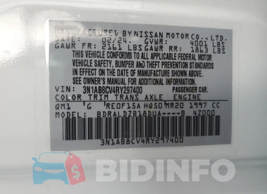 3N1AB8CV4RY297400 Photo# 12