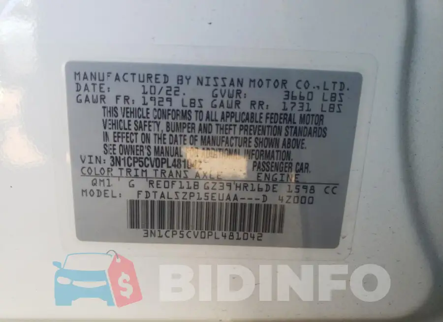 3N1CP5CV0PL481042 Photo# 14