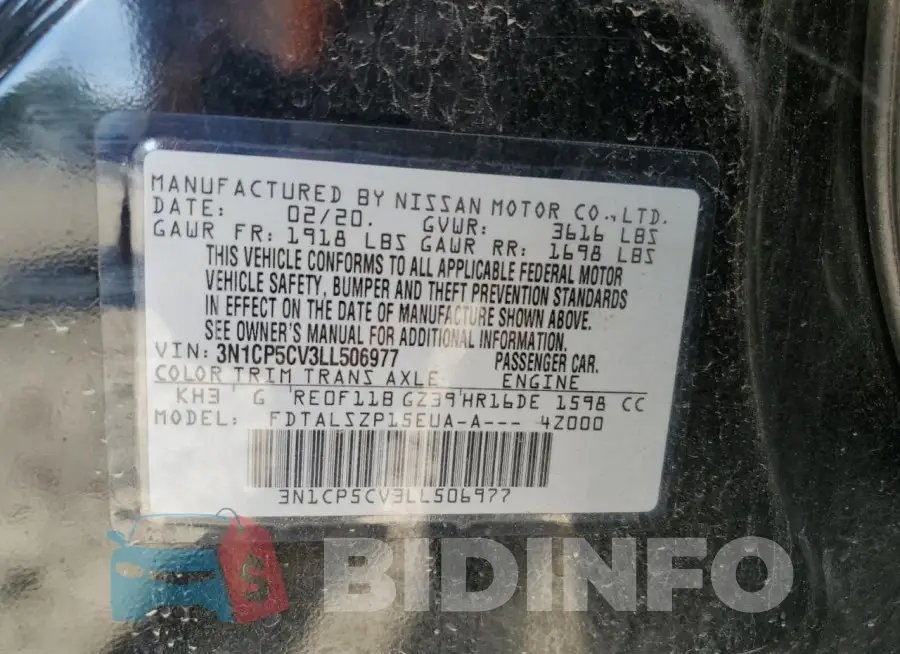 3N1CP5CV3LL506977 Photo# 13