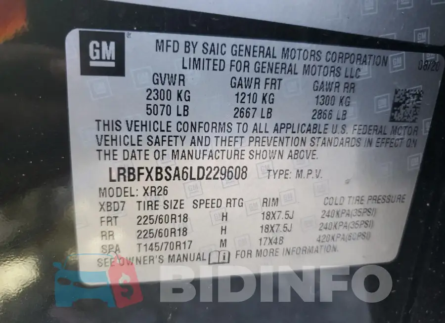 LRBFXBSA6LD229608 Photo# 12