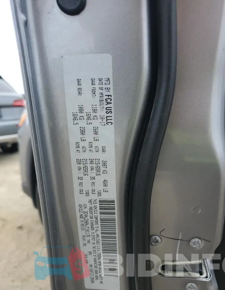 3C4NJDAB4JT191176 Photo# 14