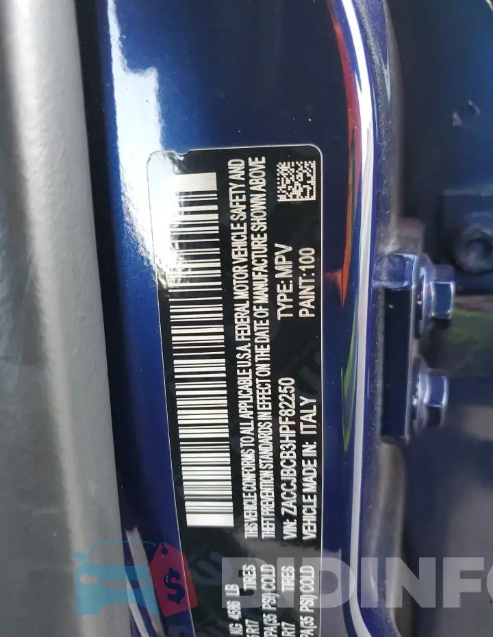 ZACCJBCB3HPF82250 Photo# 13
