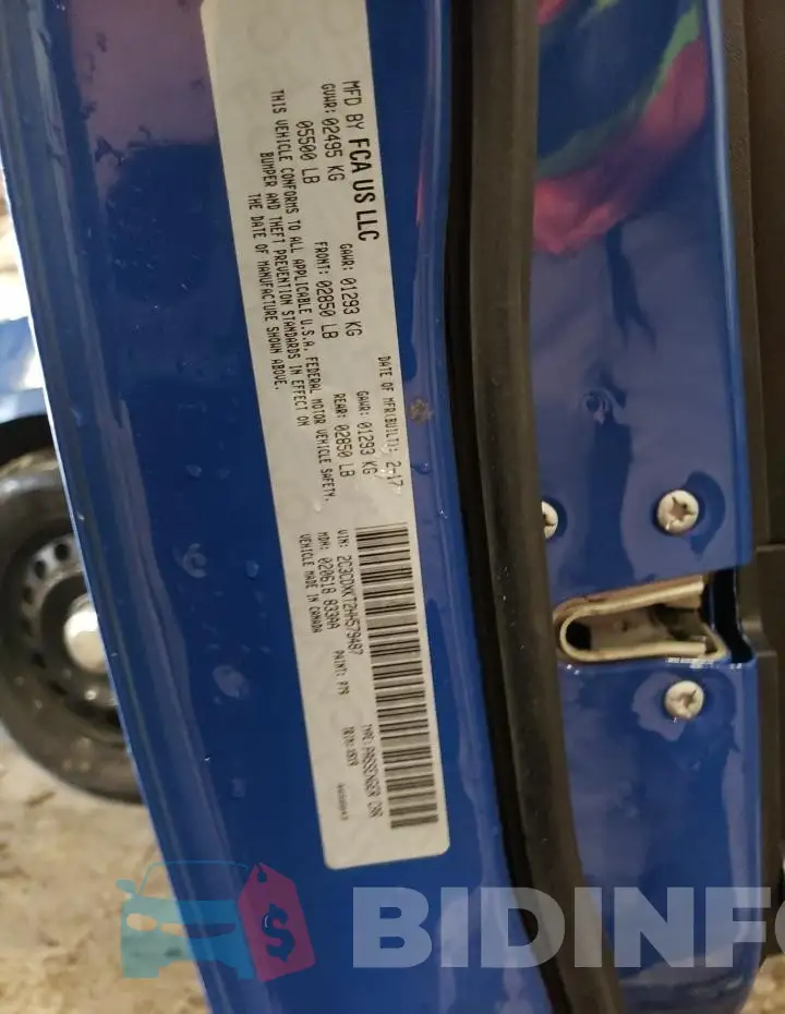 2C3CDXKT2HH579487 Photo# 12
