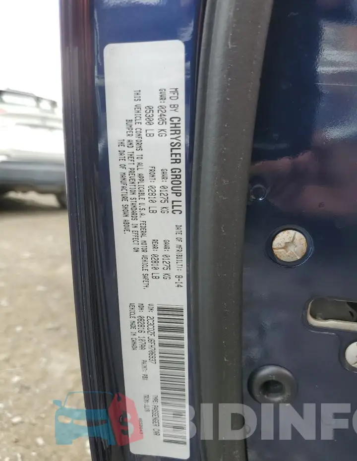 2C3CDZFJ6FH706937 Photo# 13