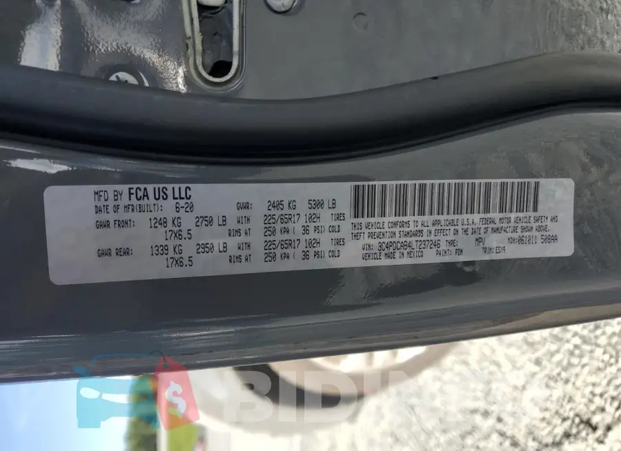 3C4PDCAB4LT237246 Photo# 13
