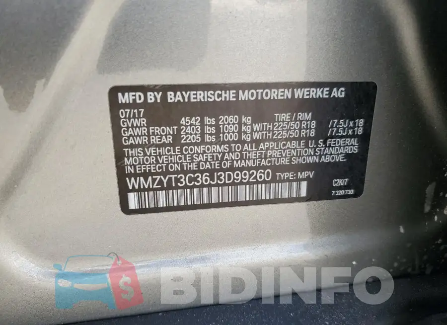 WMZYT3C36J3D99260 Photo# 12