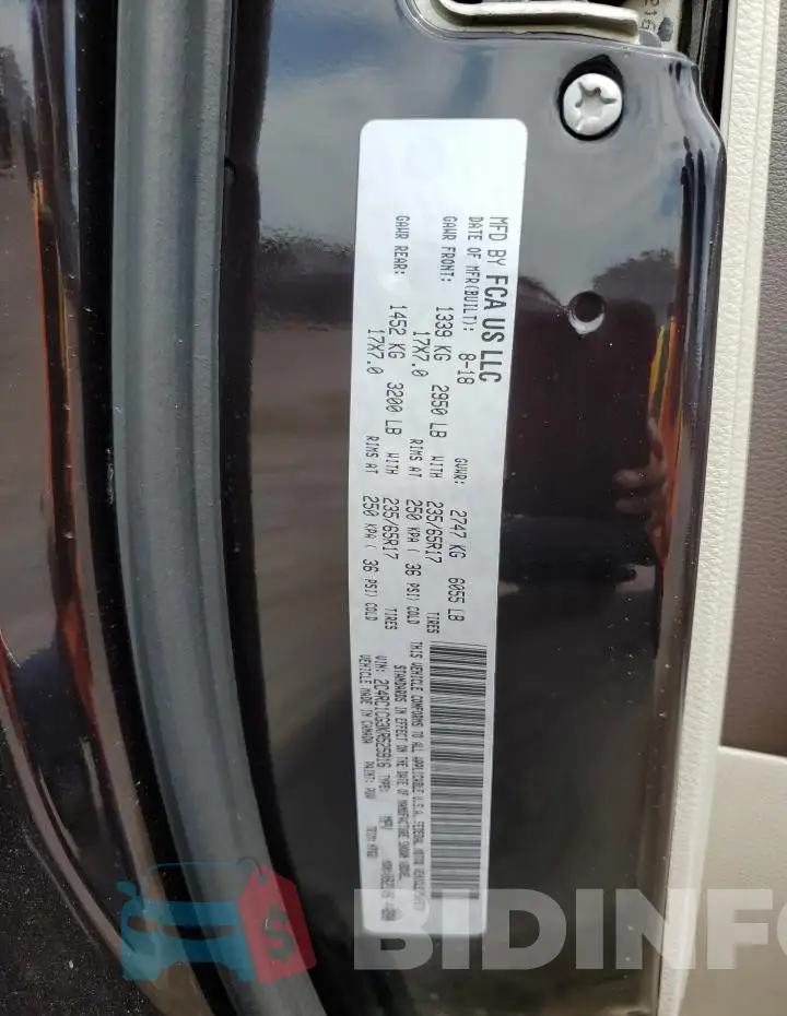 2C4RC1CG3KR525916 Photo# 13