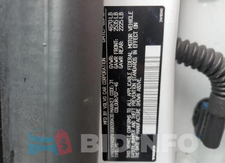 LYV402FK8GB099430 Photo# 12