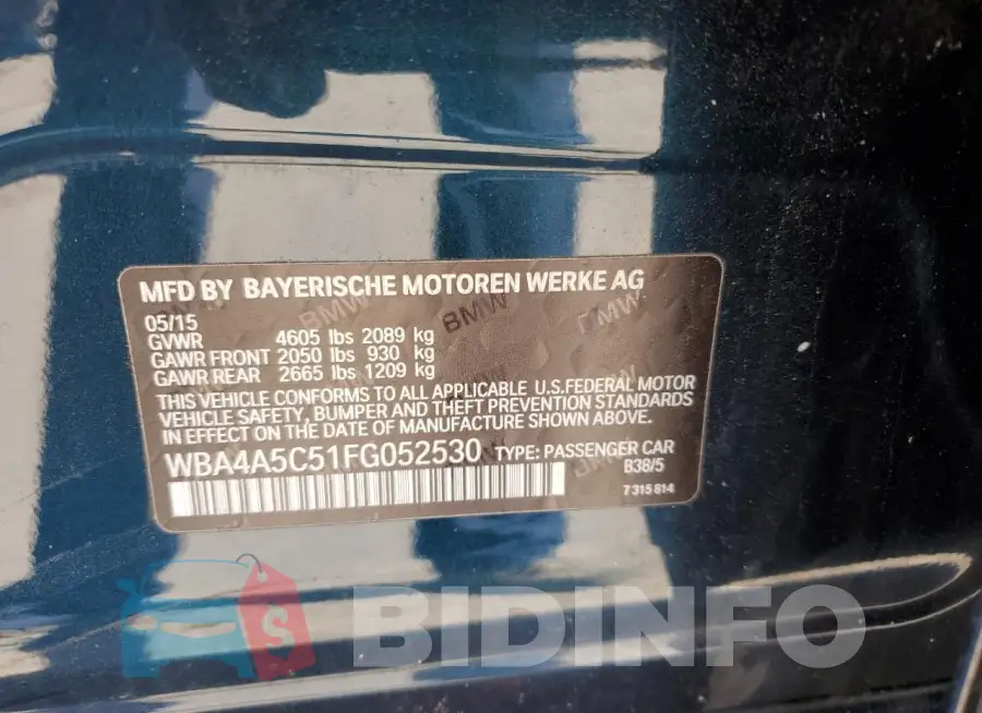WBA4A5C51FG052530 Photo# 12