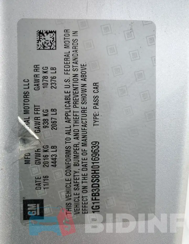 1G1FB3DS8H0169639 Photo# 12