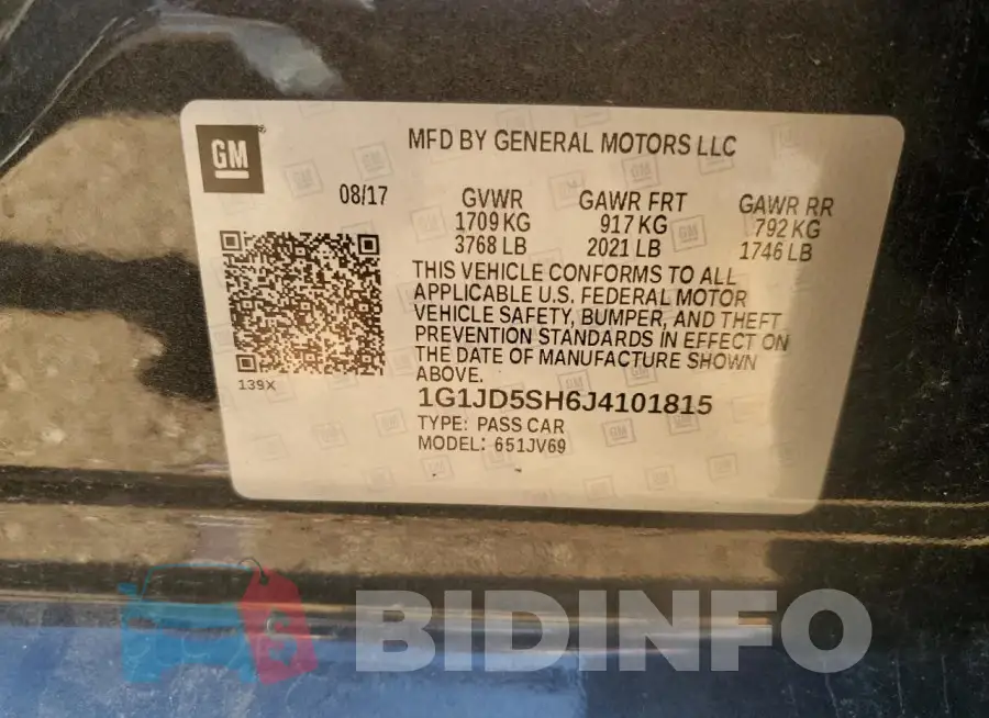 1G1JD5SH6J4101815 Photo# 13