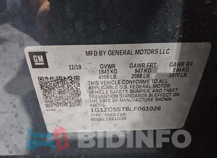 1G1ZC5ST6LF061026 Photo# 12
