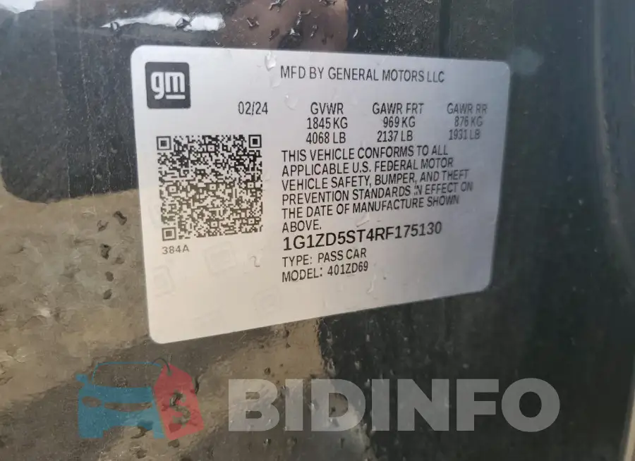 1G1ZD5ST4RF175130 Photo# 12