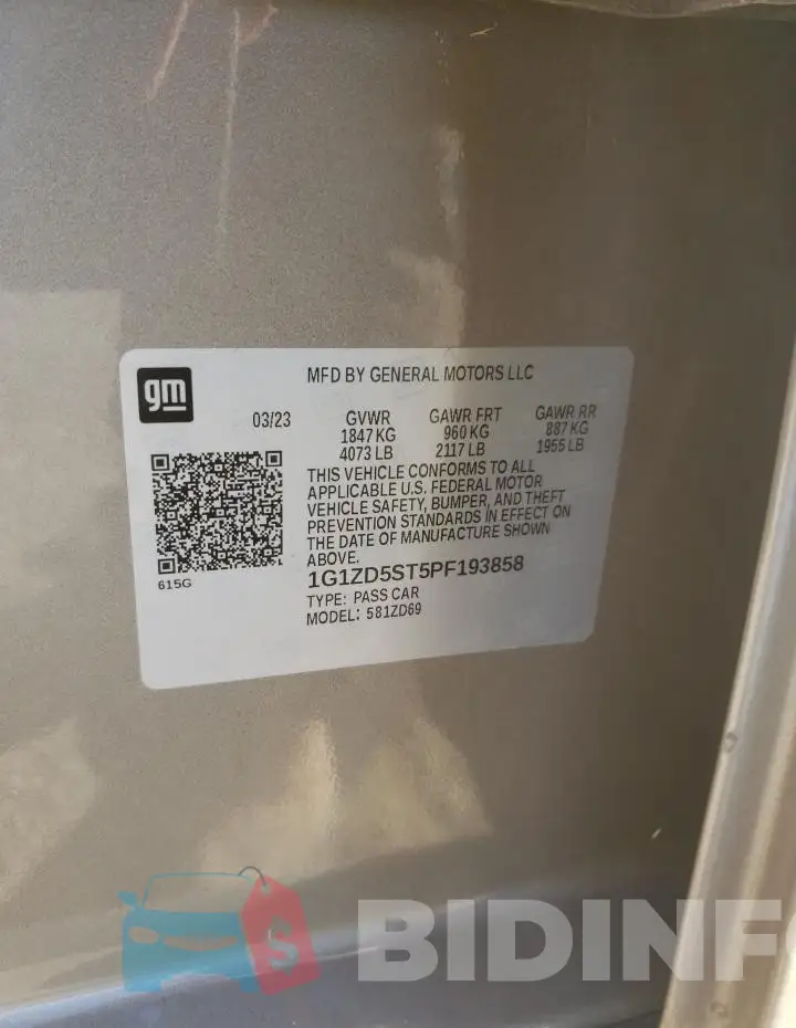1G1ZD5ST5PF193858 Photo# 12