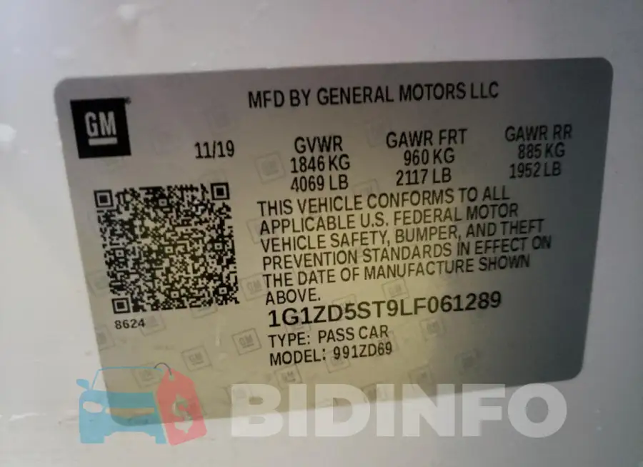 1G1ZD5ST9LF061289 Photo# 13