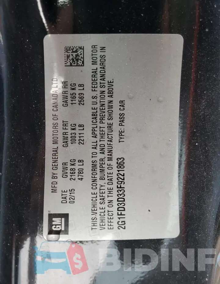 2G1FD3D33F9221863 Photo# 12