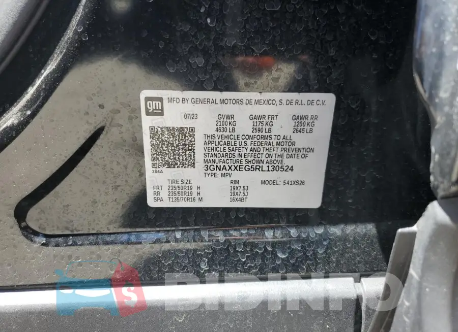 3GNAXXEG5RL130524 Photo# 13