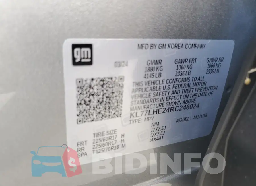 KL77LHE24RC246024 Photo# 14